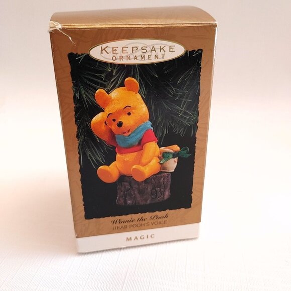 Winnie The Pooh Hear Pooh's Voice Hallmark Keepsake Magic Ornament - Picture 6 of 9